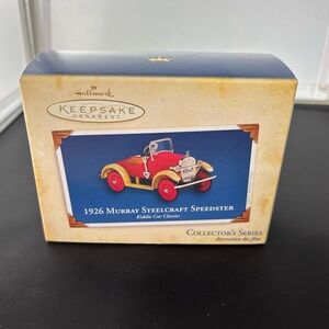 Hallmark Keepsake Ornaments - 1926 Murray Steelcraft Speedster - 2005 New In Box
